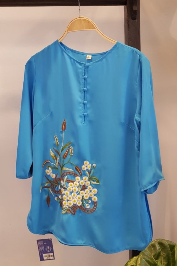 ÁO KIỂU THÊU TAY MS27