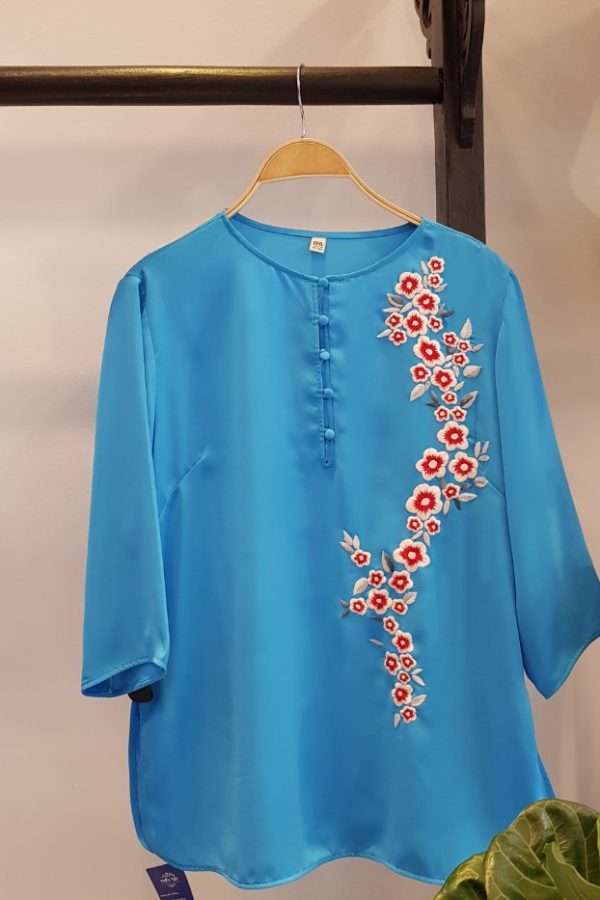 ÁO KIỂU THÊU TAY MS25